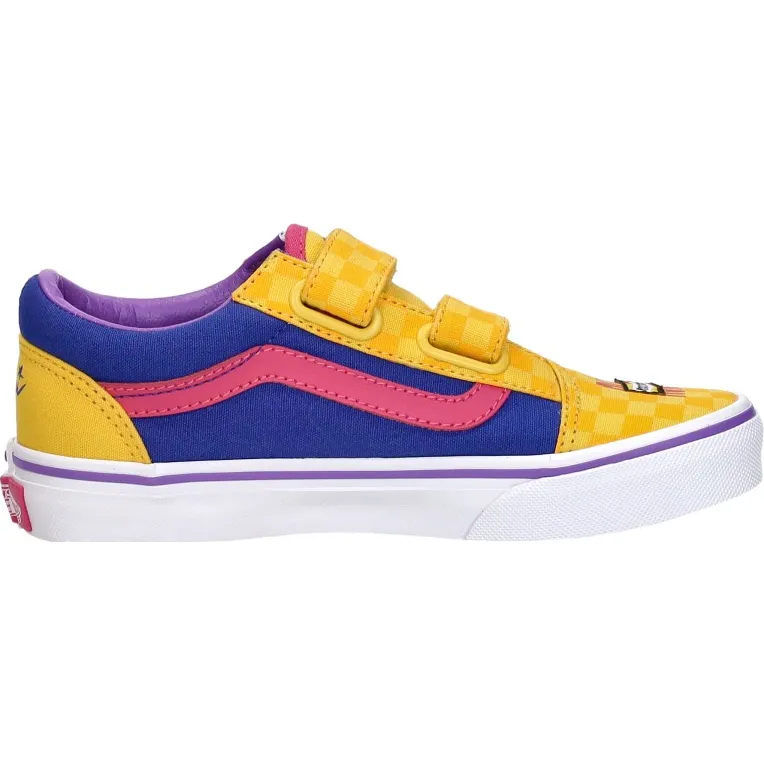 Vans Old Skool V Kpop Demon Hunters Rumi sneaker geel geel/blauw