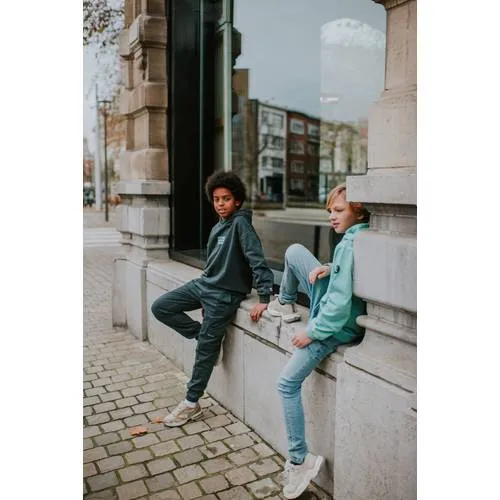 No Way Monday loose fit broek grijs, foto 3