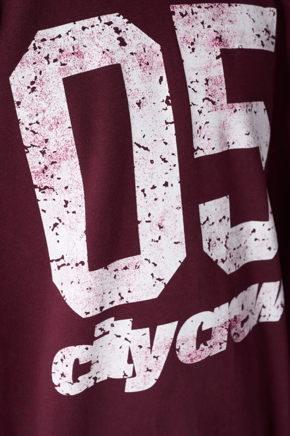 Shoeby sweater met print - donkerrood, foto 4