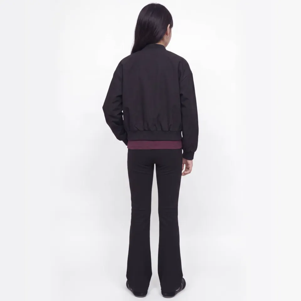 JJXX GIRL flared broek met glitters zwart, foto 4
