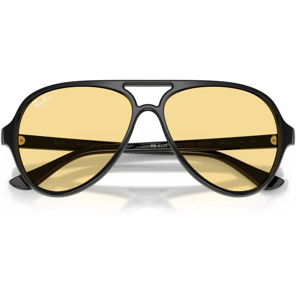 Ray-Ban Cats 5000 0RB4125 zonnebril zwart, foto 5