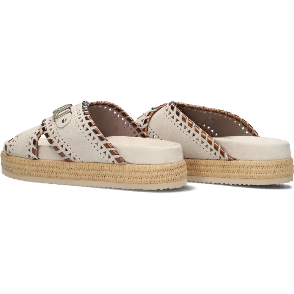 Mou Criss-Cross sandaal beige, foto 3