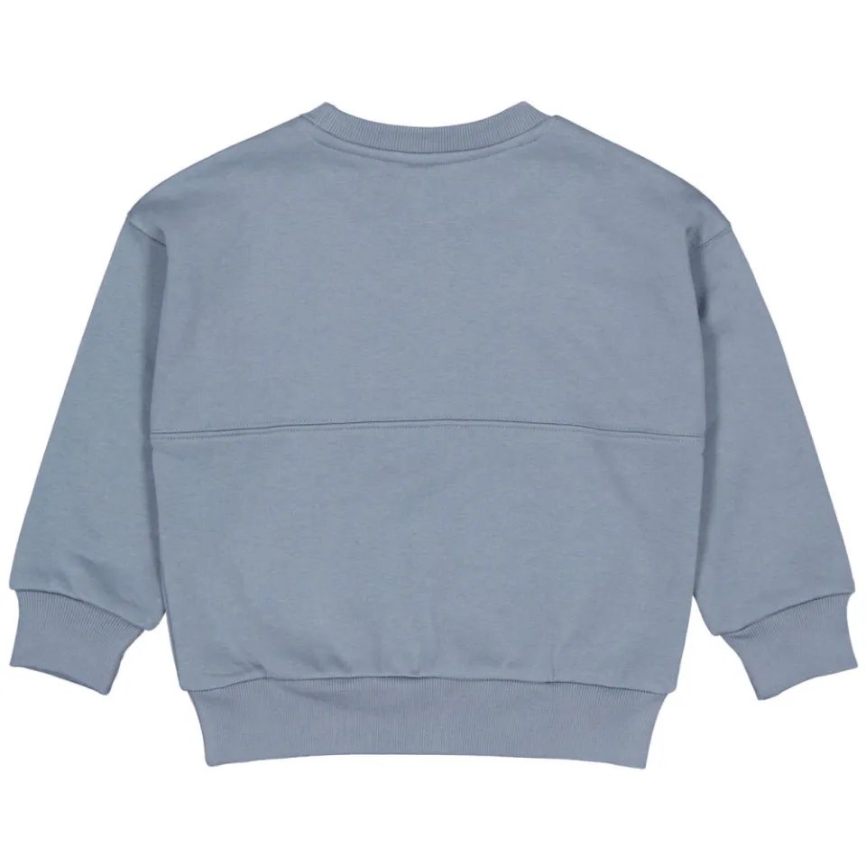 LEVV sweater met borduursels - blauw, foto 2