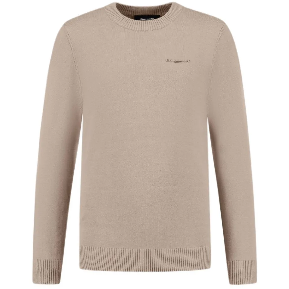 Ballin trui beige fijn gebreid, foto 2