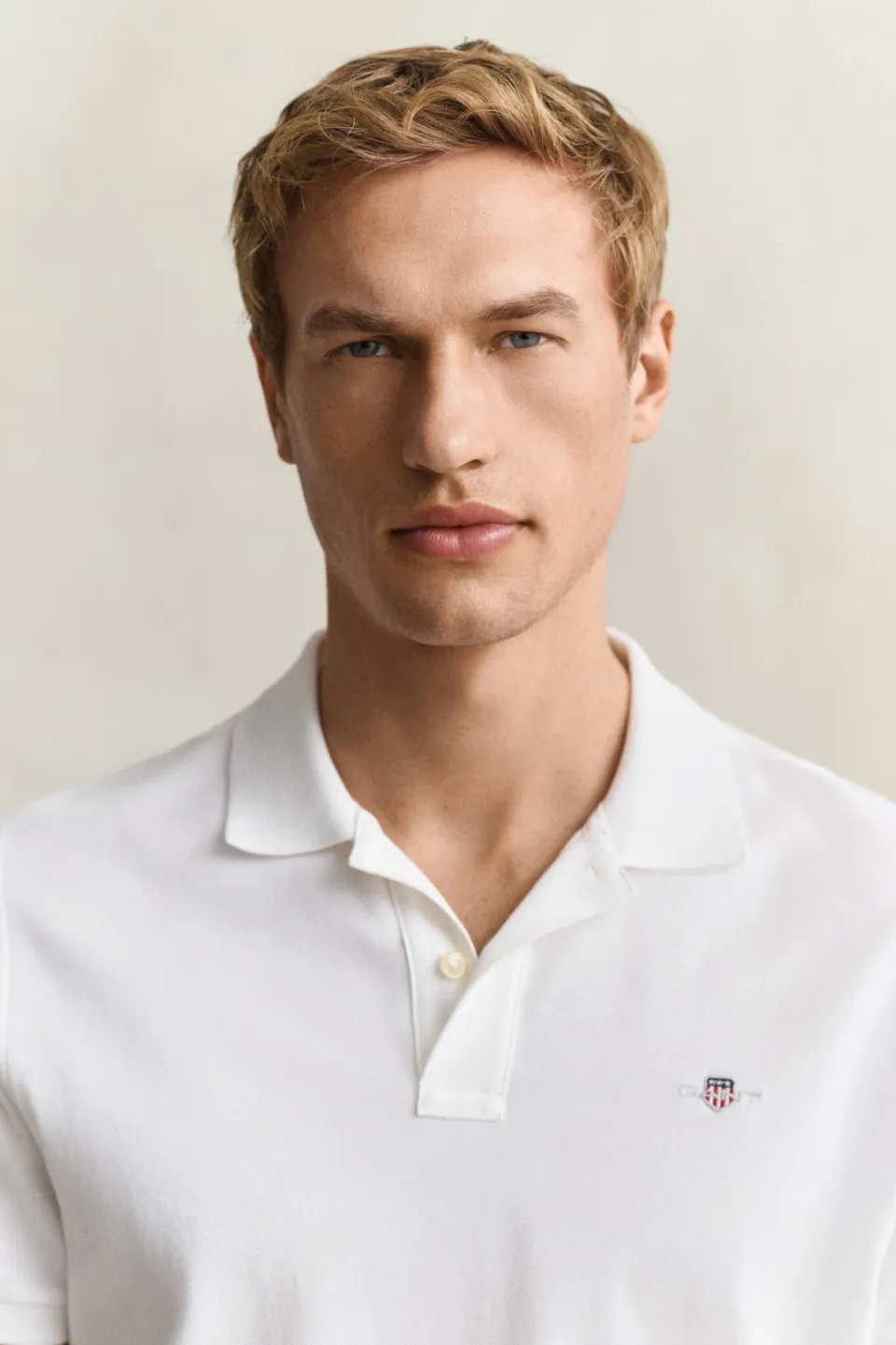 Gant regular fit polo Shield met logo white, foto 4