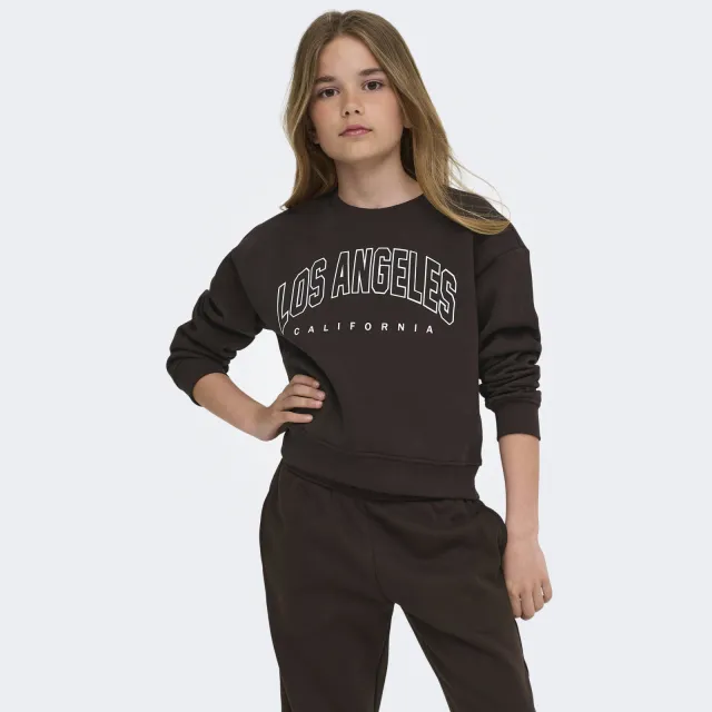 Only KIDS ONLY GIRL sweater - donkerbruin Donkerbruin LA
