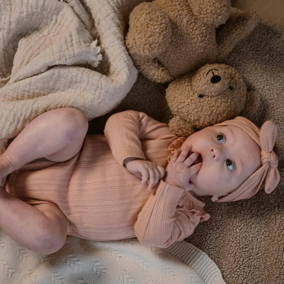 Dirkje romper - roze/wit (set van 3), foto 4