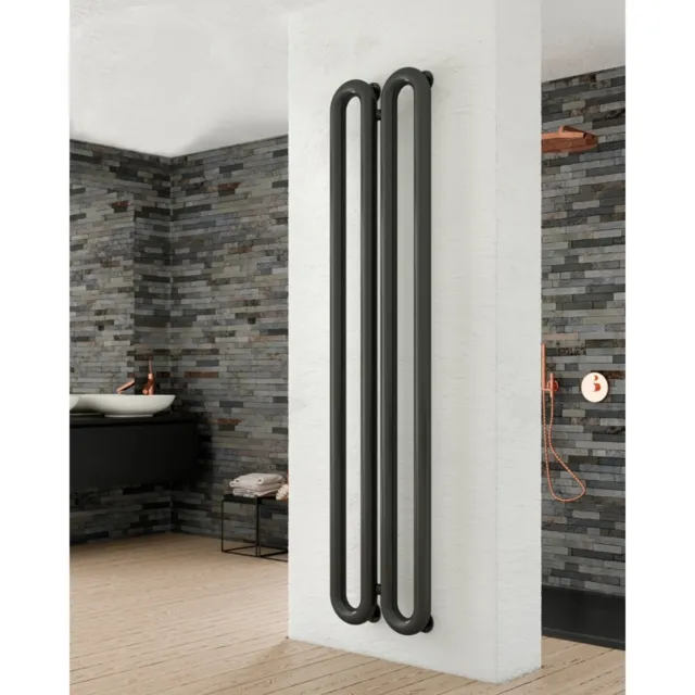 Instamat Designradiator Instamat Tubone-V 150x44x14cm Incl. Aansluitset Wit