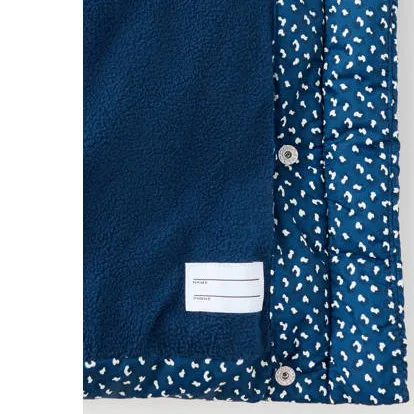Mango gewatteerde winterjas blauw, foto 3