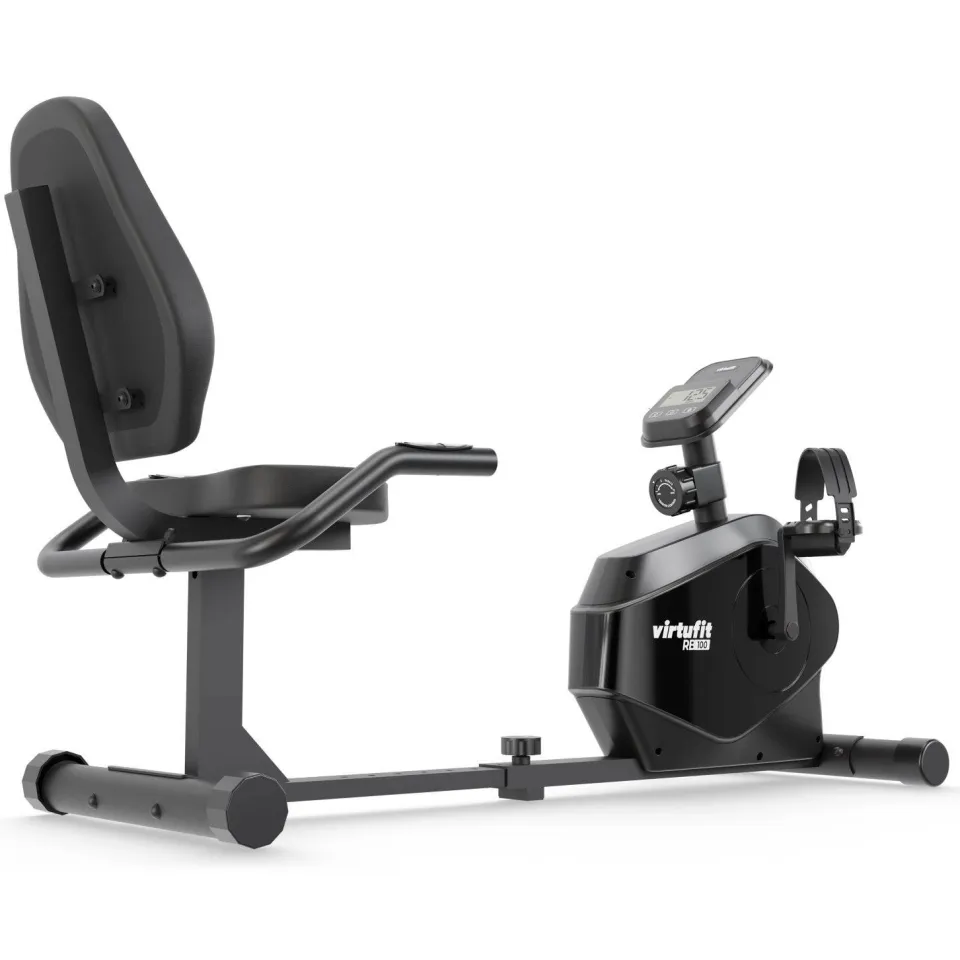 Virtufit RB100 recumbent ligfiets zwart, foto 2