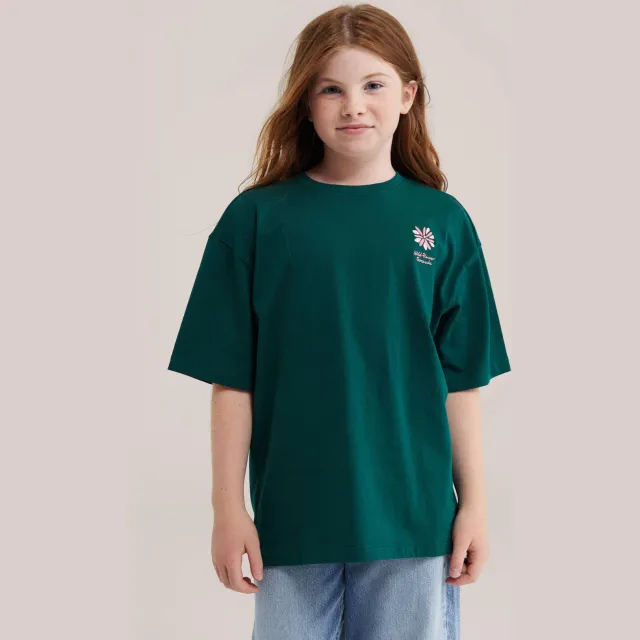 WE Fashion T-shirt met backprint donkergroen, foto 4