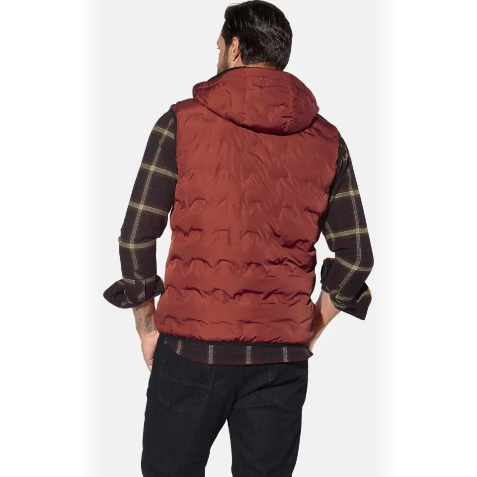 Jan Vanderstorm Erkulf bodywarmer donkerrood, foto 4