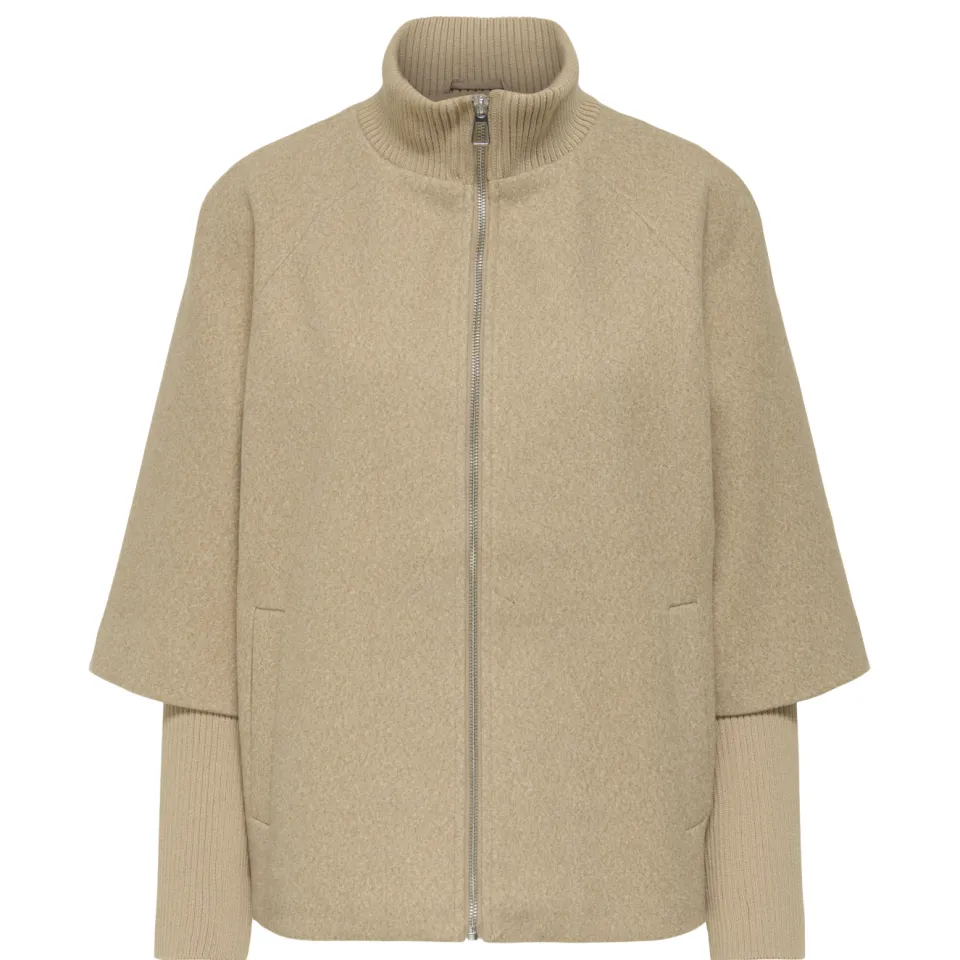 JDY Memory korte jas beige, foto 2