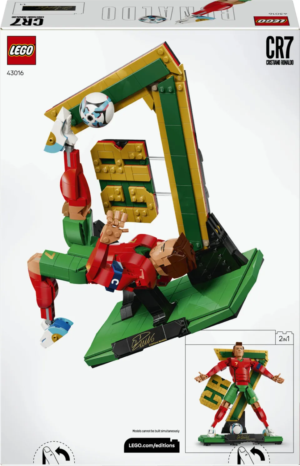 Lego Editions Sports Cristiano Ronaldo – Voetballegende CR 7 Set 43016, foto 2