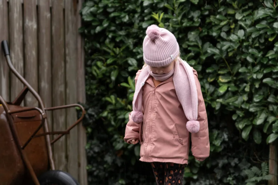 Baby's Only gebreide sjaal roze, foto 3