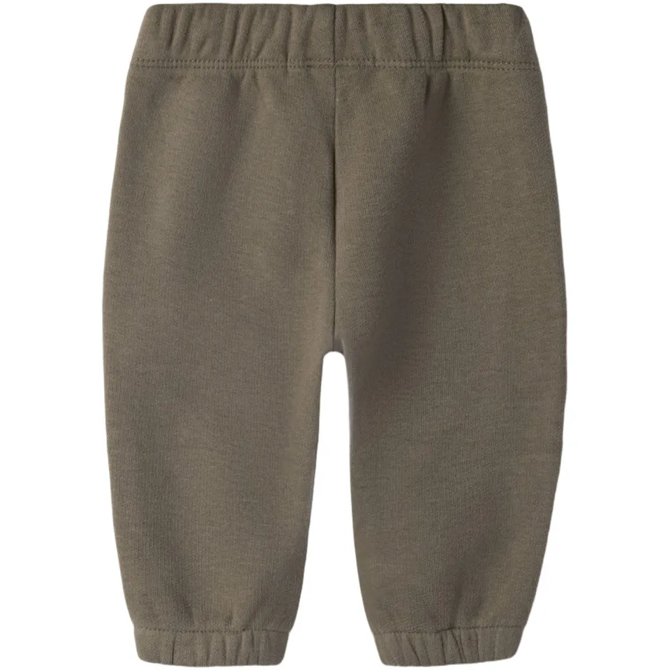 Lil' Atelier BABY regular fit sweatbroek bruin, foto 2