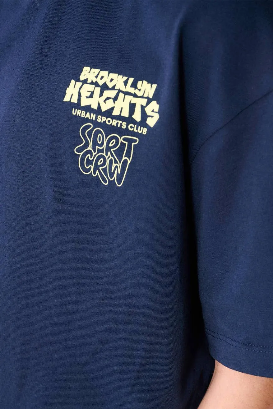 Shoeby T-shirt met backprint donkerblauw, foto 8