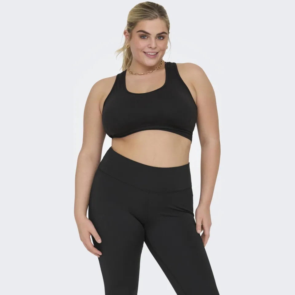 Only Play CURVY Plus-bh medium support ONPDAISY - zwart Black