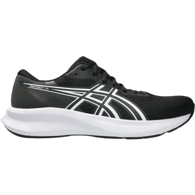Asics Patriot 14 hardloopschoenen zwart/wit