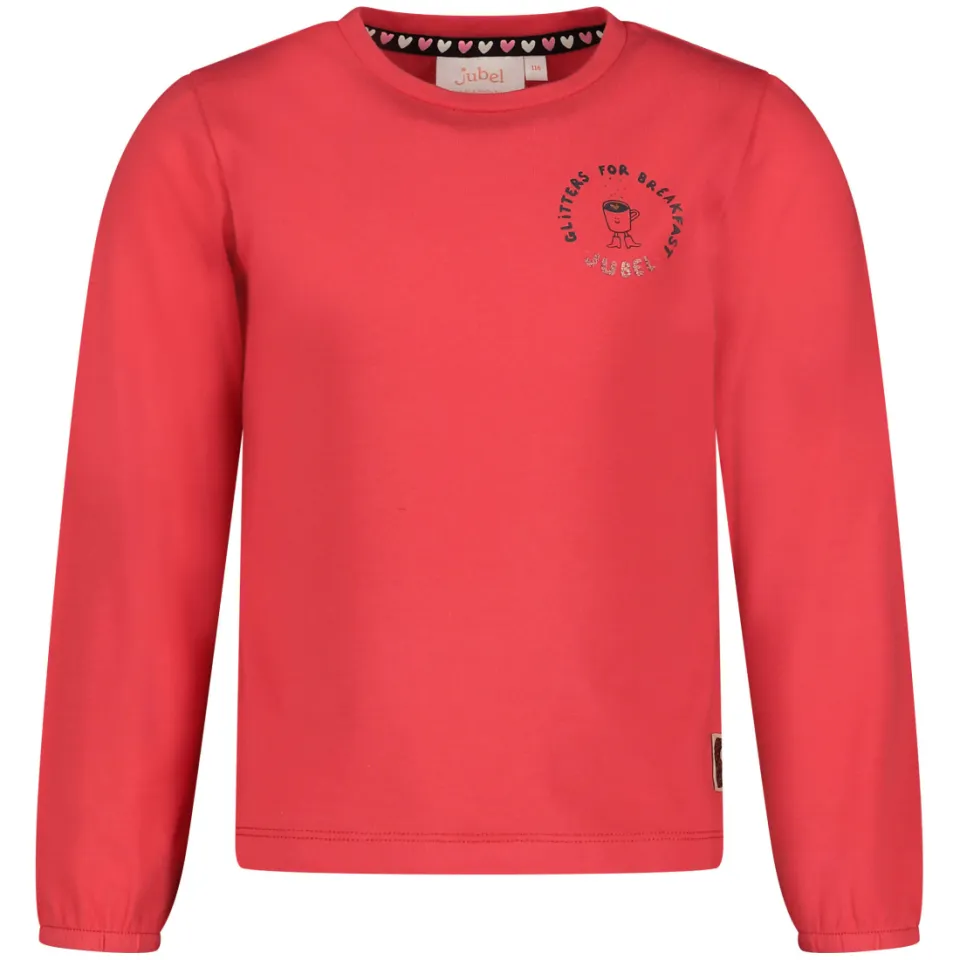 Jubel aansluitende longsleeve rood, foto 2