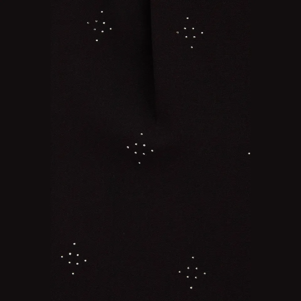 WE Fashion straight leg pantalon met print zwart, foto 5