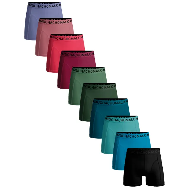 Muchachomalo Heren Boxershorts - 10 Pack - Mannen Onderbroeken veelkleurig