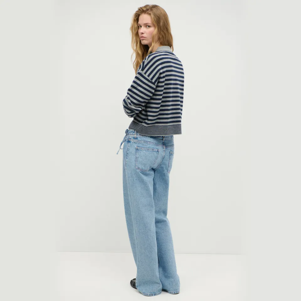 Mango TEEN wide leg jeans - lichtblauw, foto 3