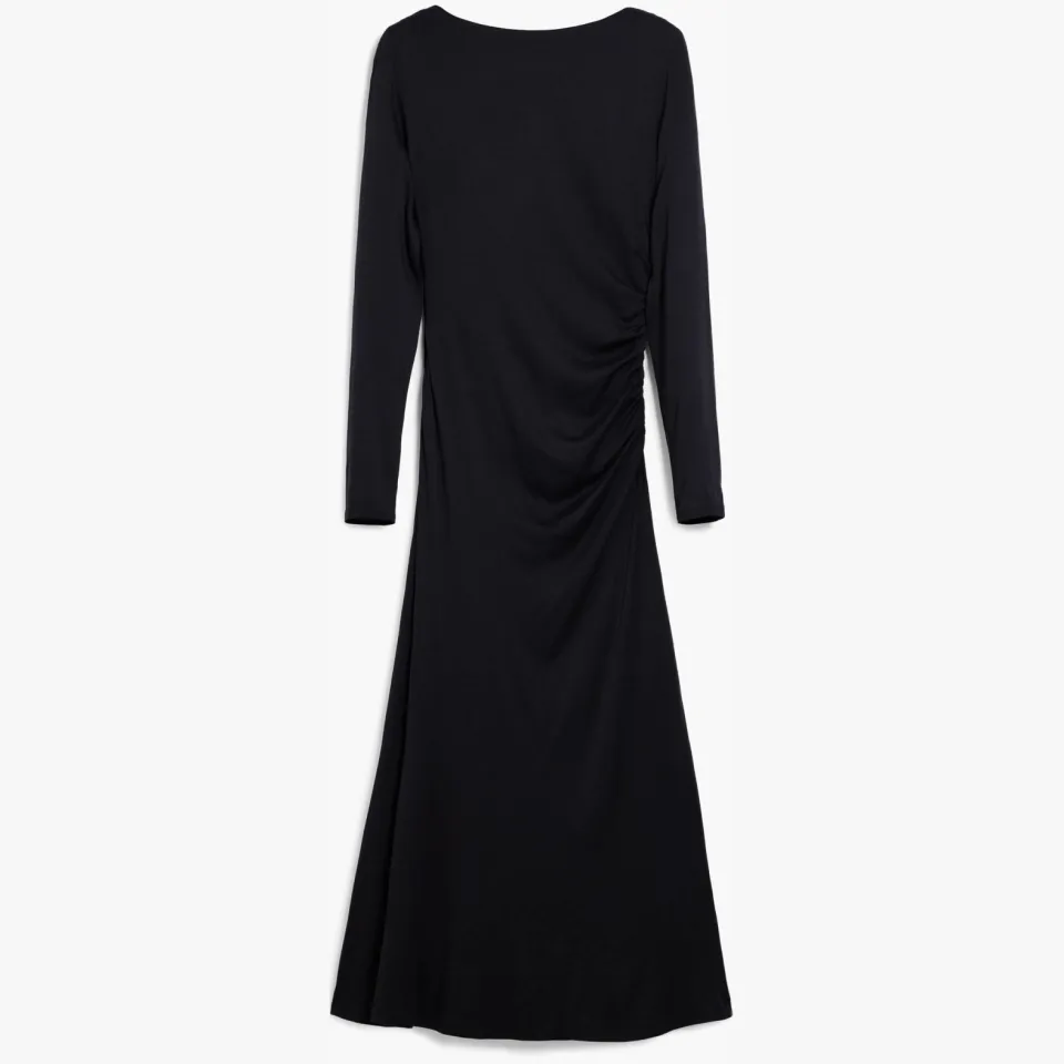 Desigual gebreide midi jurk zwart, foto 3