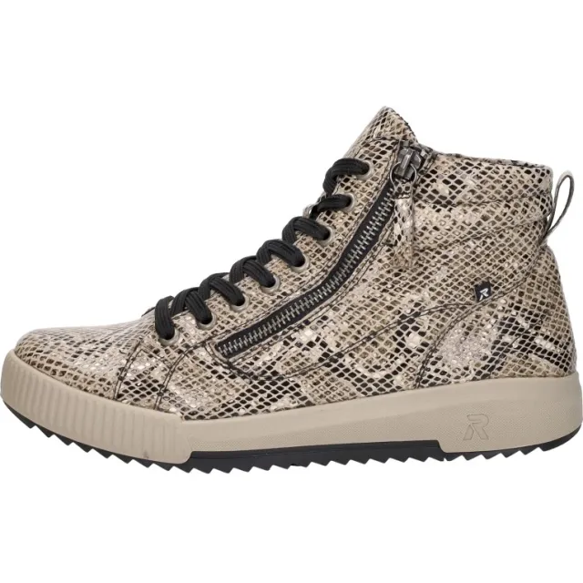 Rieker Revolution hoge sneakers beige, foto 2
