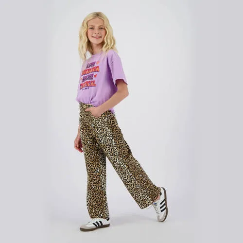 Vingino wide leg jeans beige, foto 4