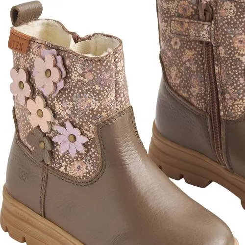 Wheat suède enkelboots met profielzool - groen, foto 4
