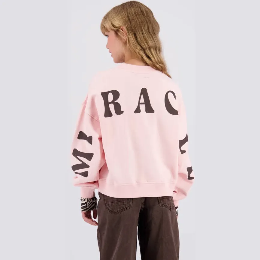 Raizzed sweater met logo - roze, foto 6