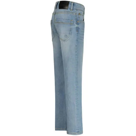 Raizzed straight leg jeans light blue denim Blauw Jongens Katoen Effen, foto 2