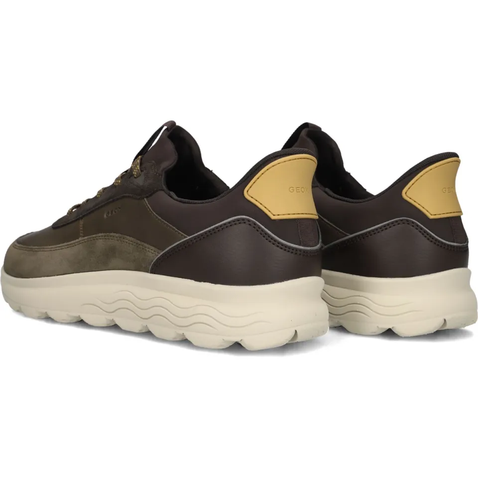 Geox U Spherica Plus lage sneakers donkergroen, foto 4