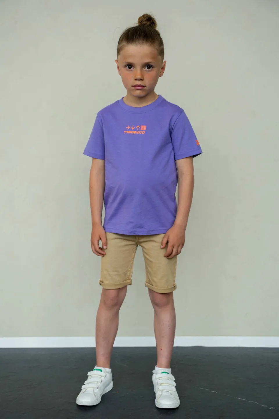 TYGO & vito jersey t-shirt paars