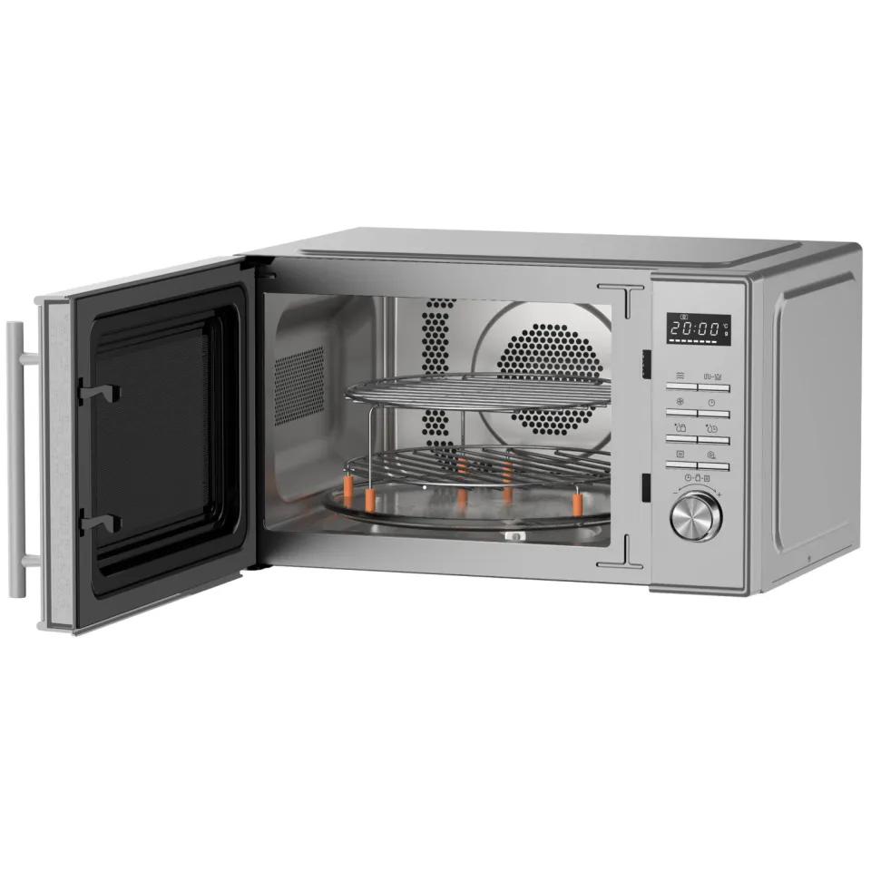 Inventum MN237CS combimagnetron zilver, foto 2
