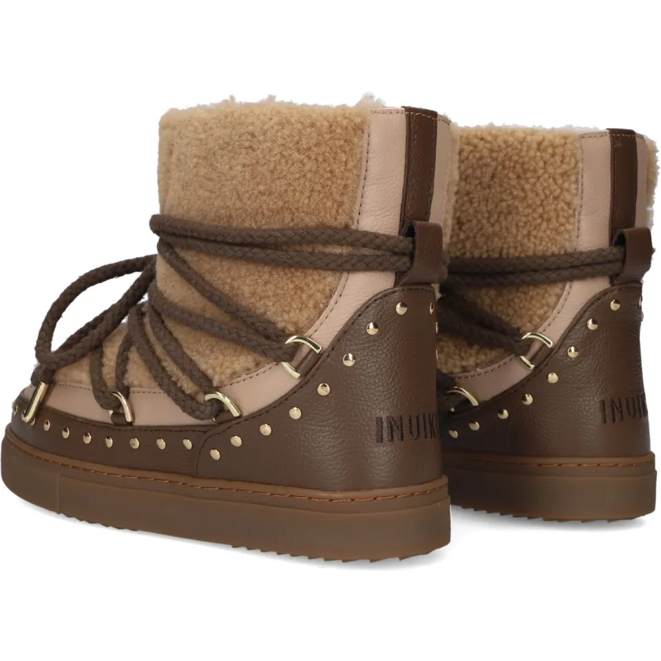 Inuikii Dames Laarzen Curly Rock - Beige, foto 4
