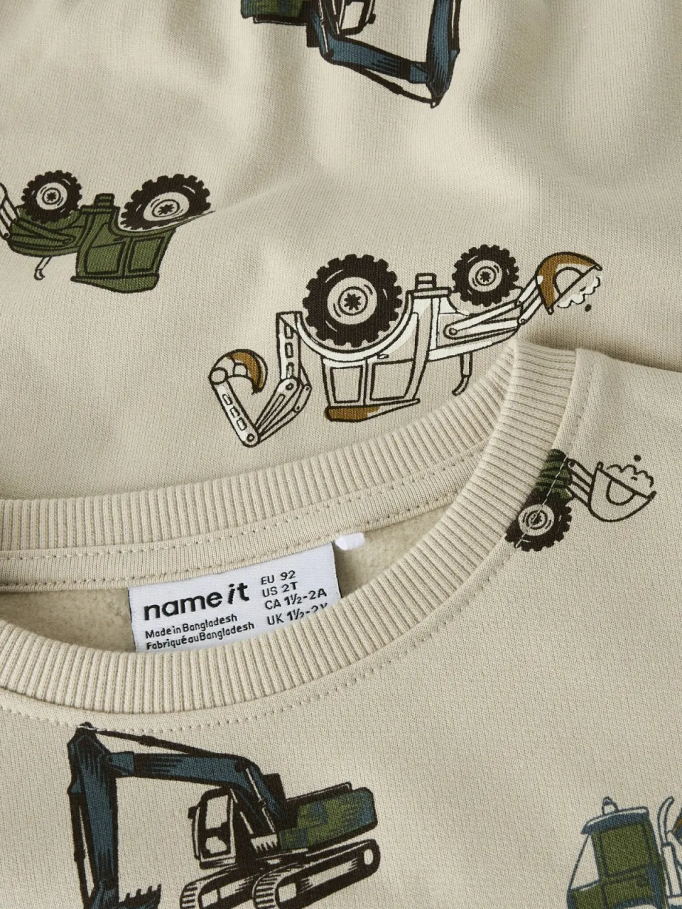 NAME IT MINI sweater met print - wit, foto 6