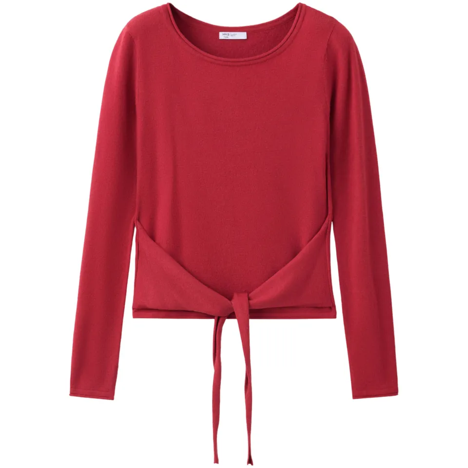 Mango gebreide top rood, foto 2