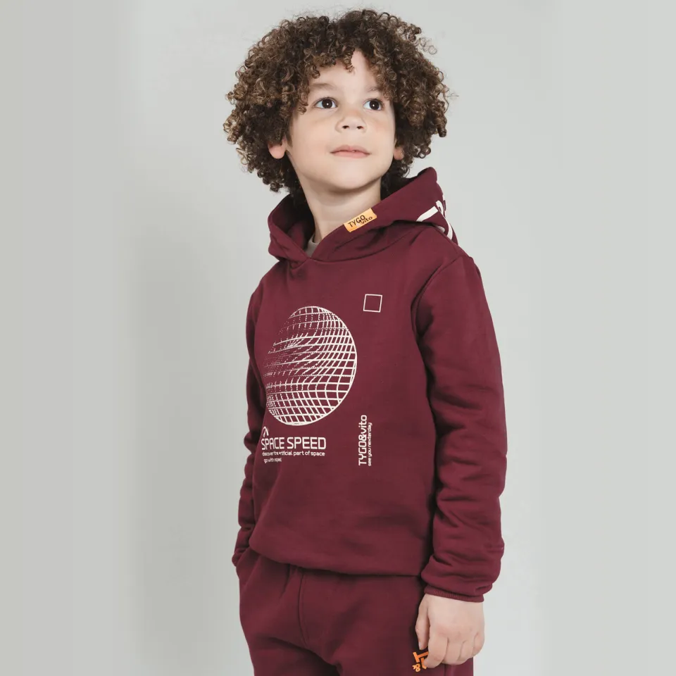 TYGO & vito Boaz joggingbroek donkerrood