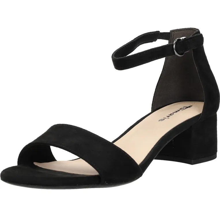 Tamaris sandalen hak zwart, foto 3