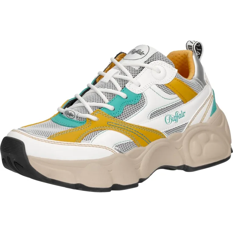 Buffalo CLD Run RT lage sneakers wit, foto 3