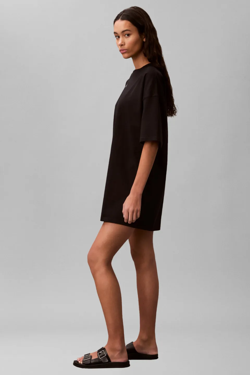 Calvin Klein JEANS korte T-shirtjurk zwart, foto 5