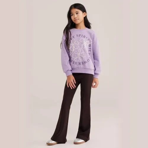 WE Fashion sweater met backprint - lila, foto 3