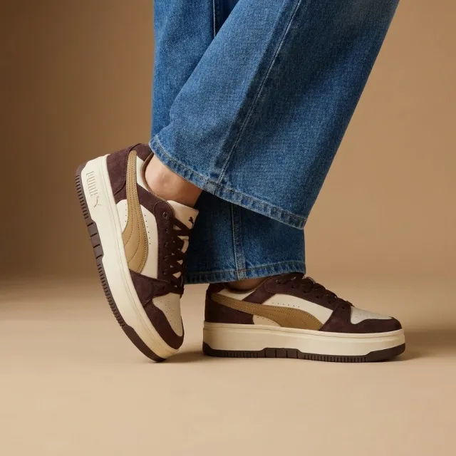 Puma Rebound Femme Low SD sneakers bruin, foto 7