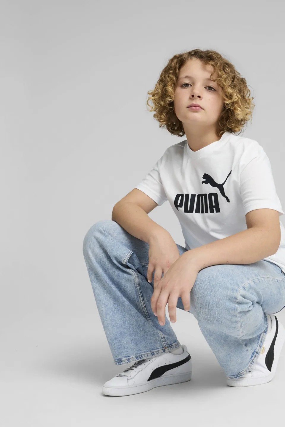 Puma Essential No 1 T-shirt wit