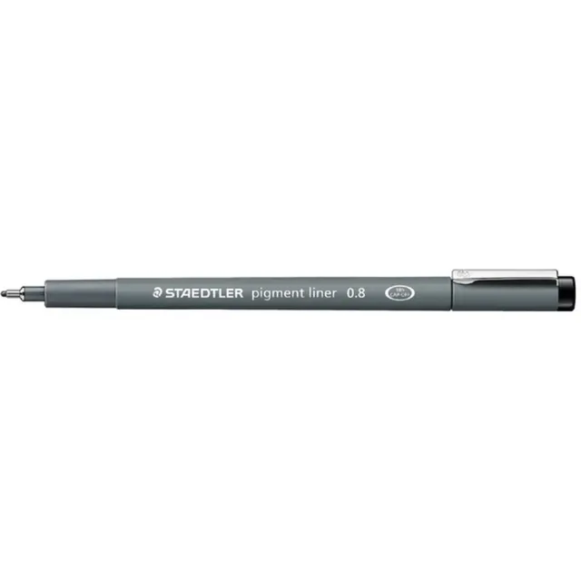 Staedtler Fineliner staedtler pigment 308 zwart 0.7mm