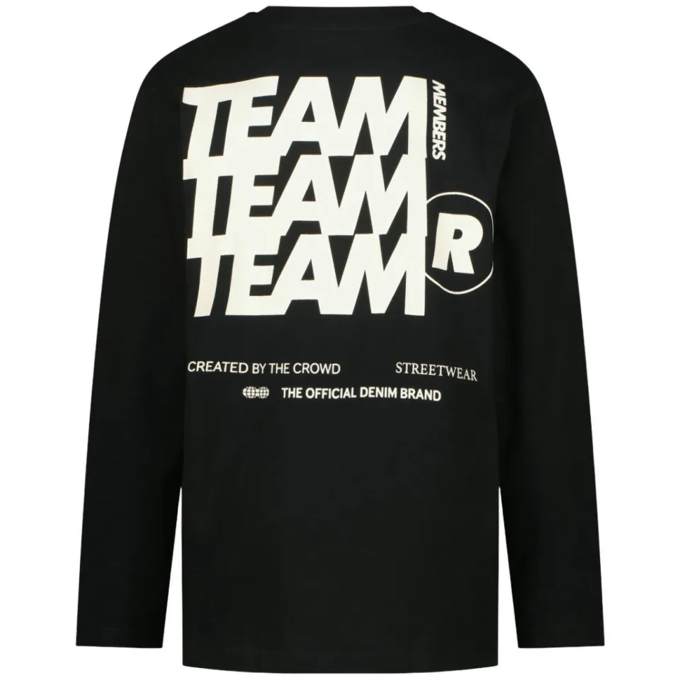 Raizzed longsleeve met backprint zwart, foto 4