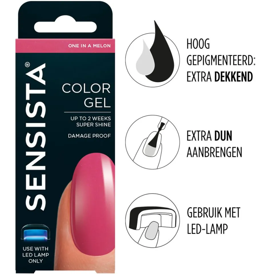 Sensista Color Gel One In A Melon gellak roze, foto 3