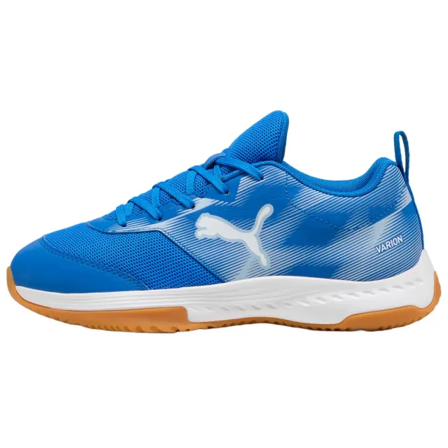 Puma Varion junior imitatieleren voetbalschoenen - kobaltblauw/wit, foto 2